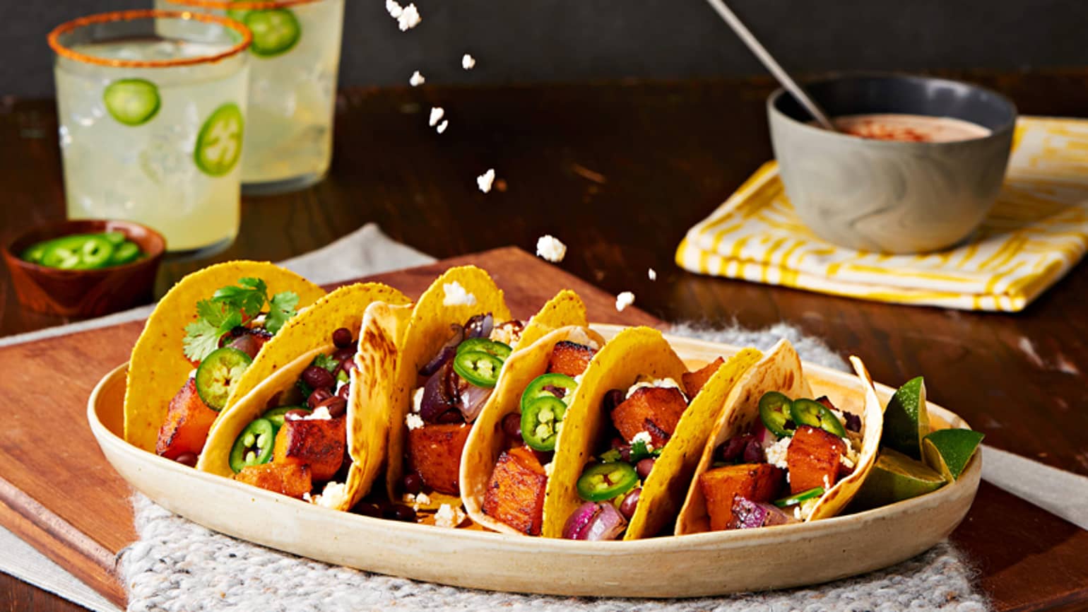 Roasted Butternut Squash Tacos